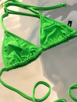 TRIÁNGULO /bikini VERDE FLUO