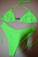 SET BIKINI VERDE FLUO